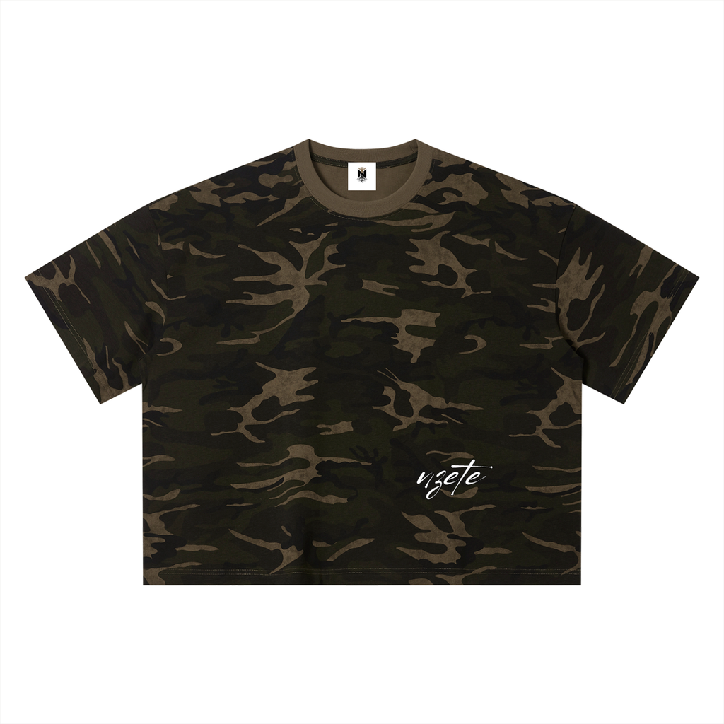 Unisex Camo Boxy T-Shirt