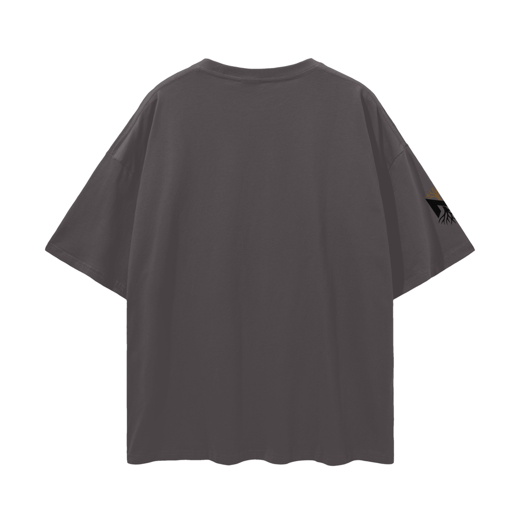 NZETE Streetwear Loose Drop Shoulder T-Shirt | Unisex 100% Cotton