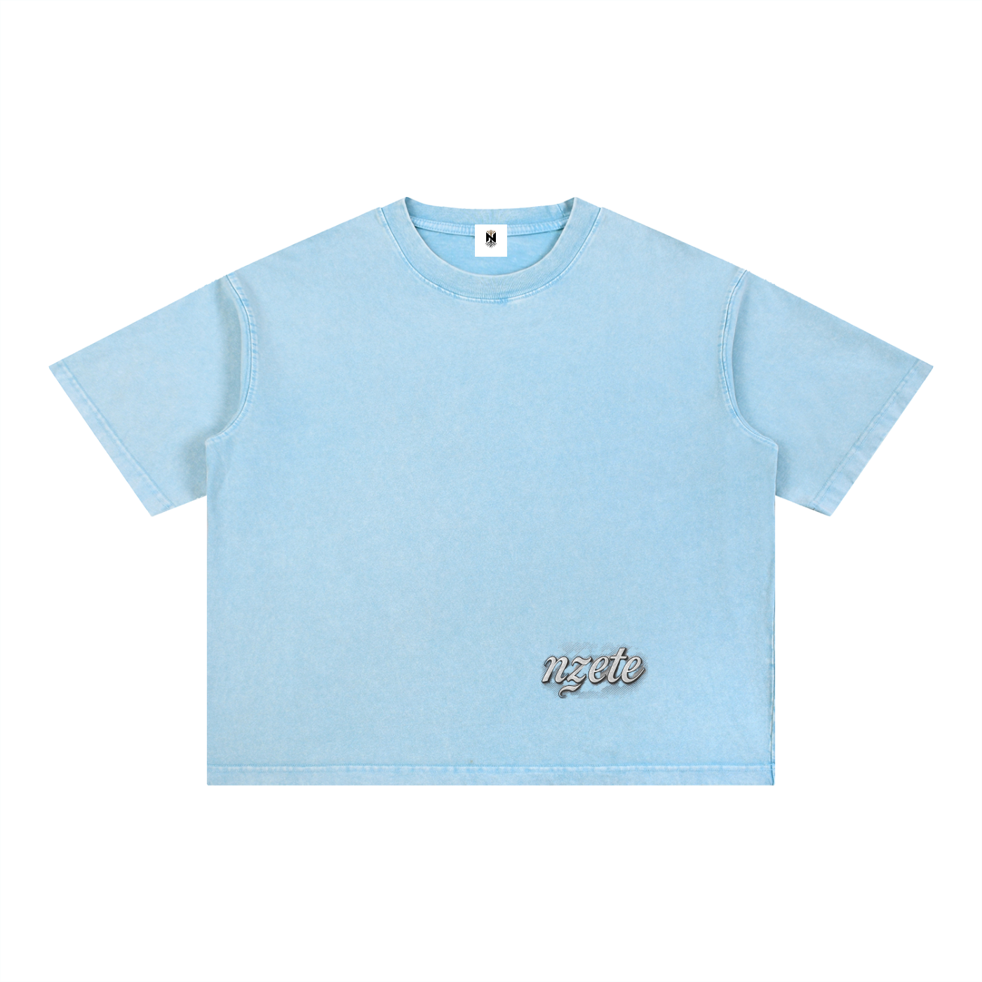 Mineral Wash Boxy Cotton T-Shirt