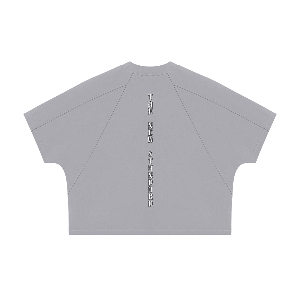Unisex Boxy Tonal Paneling T-Shirt