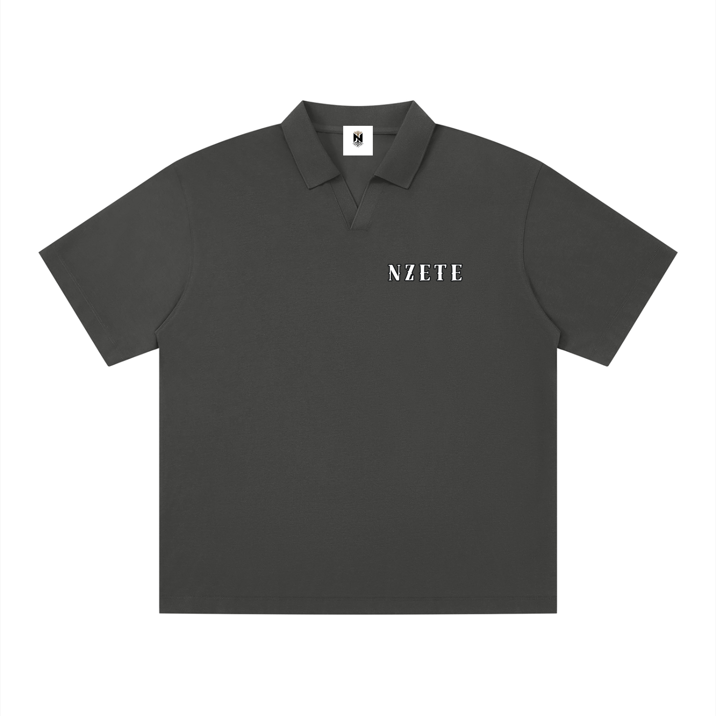 Men's Drop Shoulder Polo Shirt