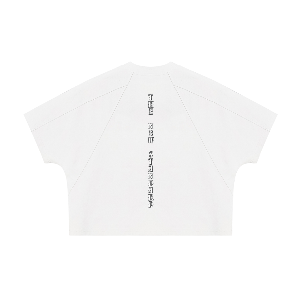 Unisex Boxy Tonal Paneling T-Shirt