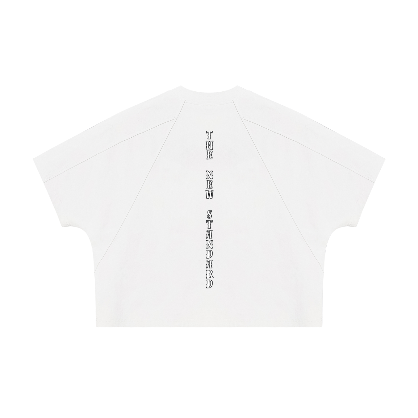 Unisex Boxy Tonal Paneling T-Shirt