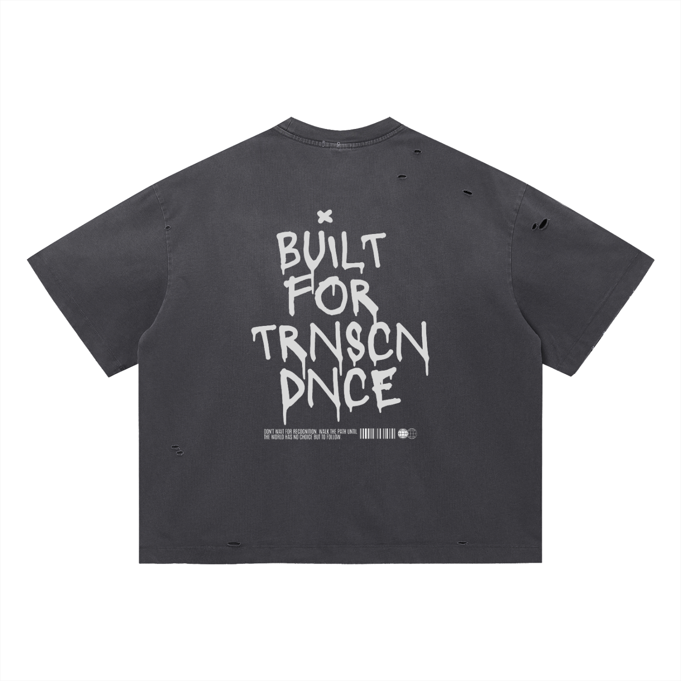 Vintage Washed Distressed Boxy Oversized T-Shirt