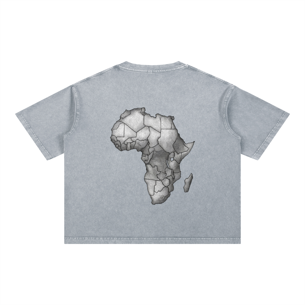 Mineral Wash Boxy Cotton T-Shirt