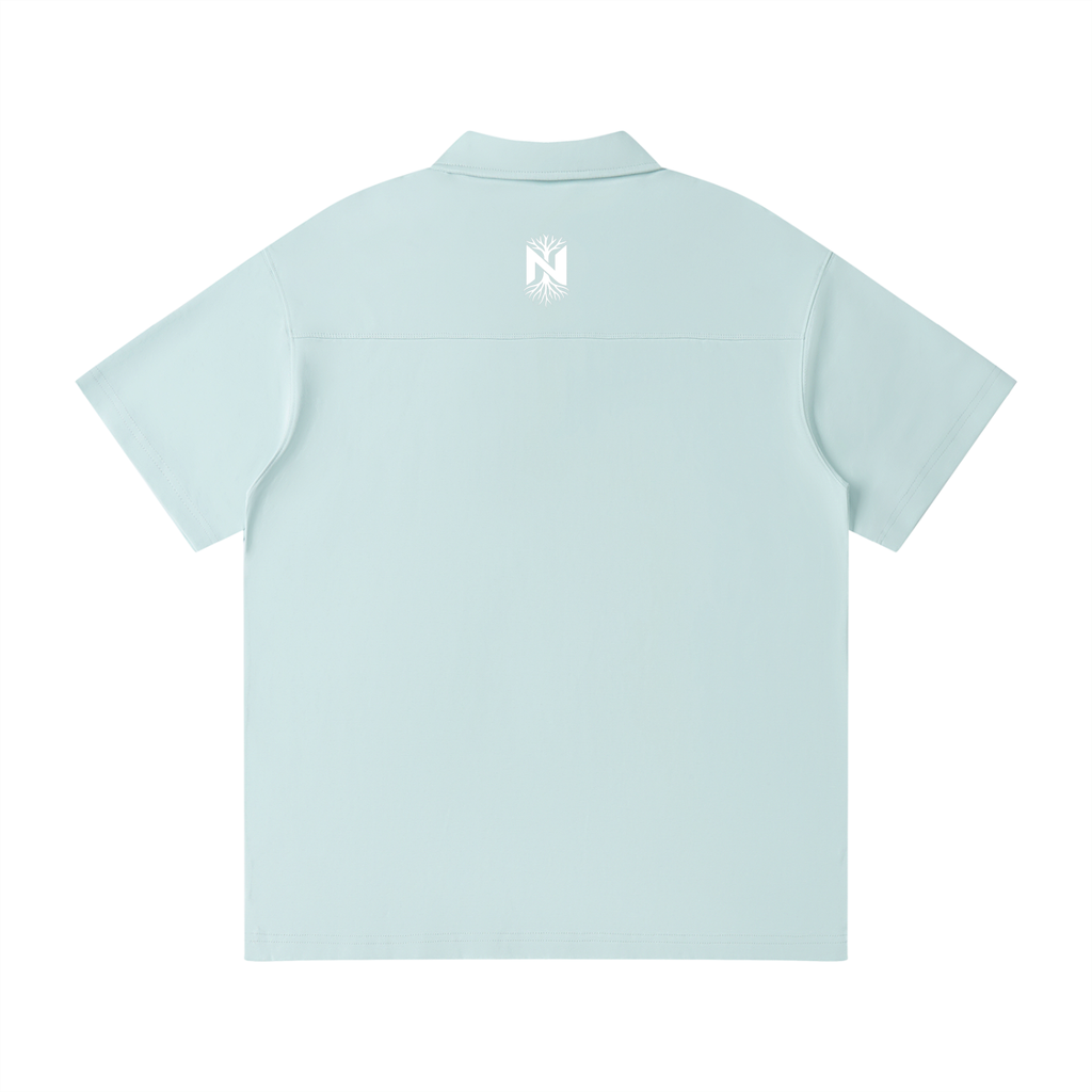 Unisex Quarter-Zip Polo Shirt