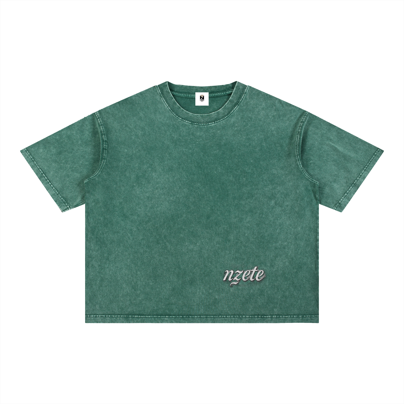 Mineral Wash Boxy Cotton T-Shirt