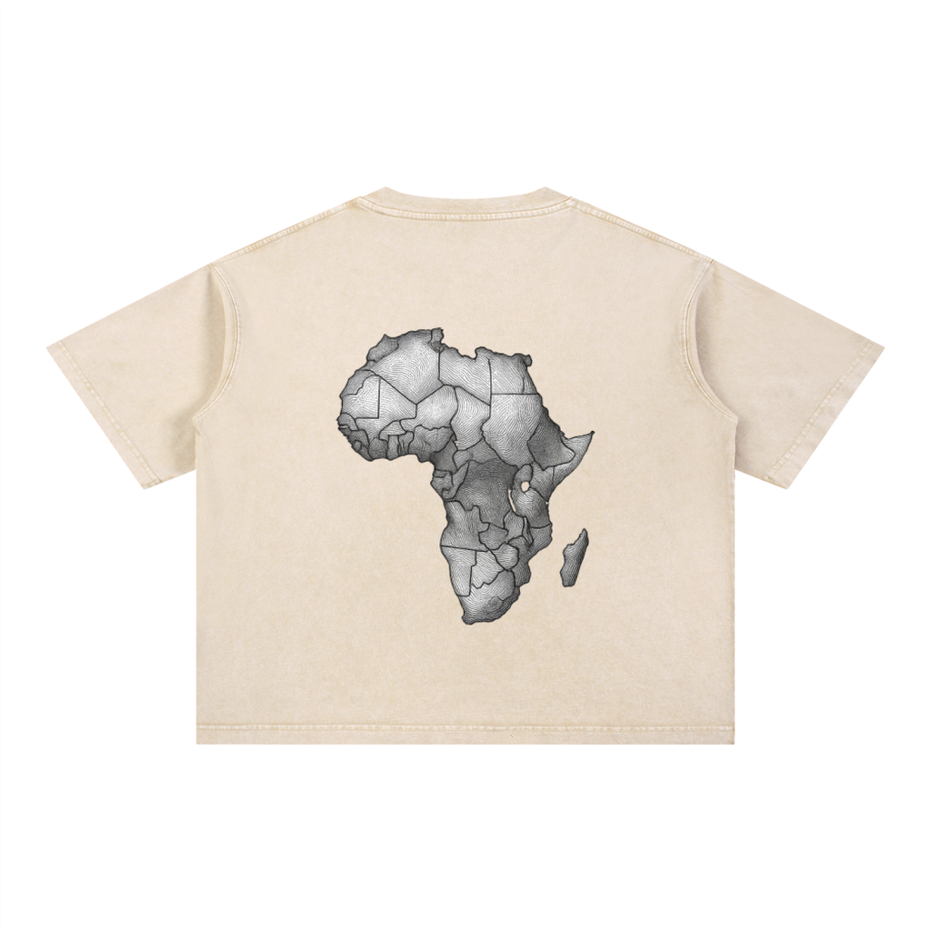 Mineral Wash Boxy Cotton T-Shirt