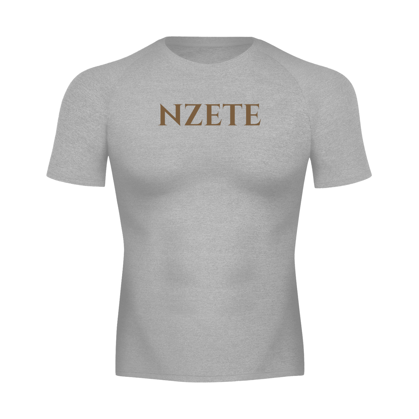 NZETE Men's Performance Short Sleeve T-Shirt | Skinny Athletic Fit