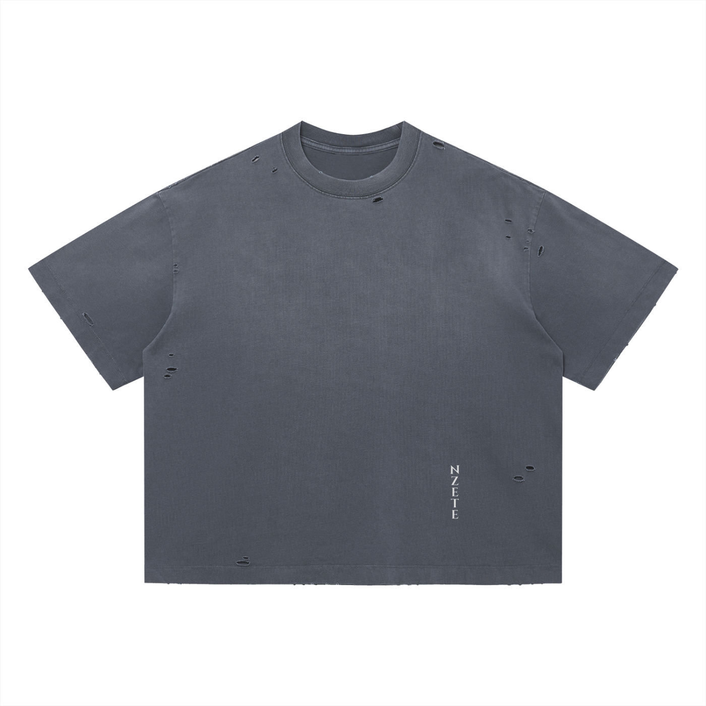 Vintage Washed Distressed Boxy Oversized T-Shirt