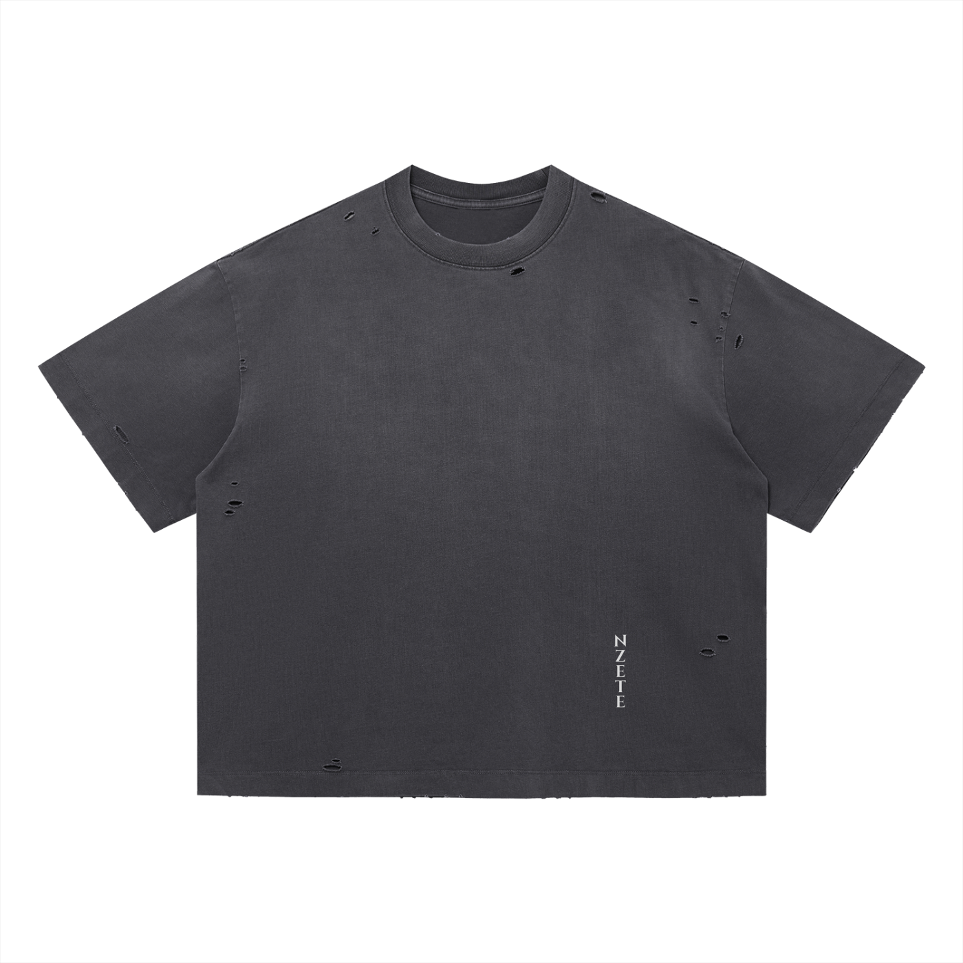 Vintage Washed Distressed Boxy Oversized T-Shirt