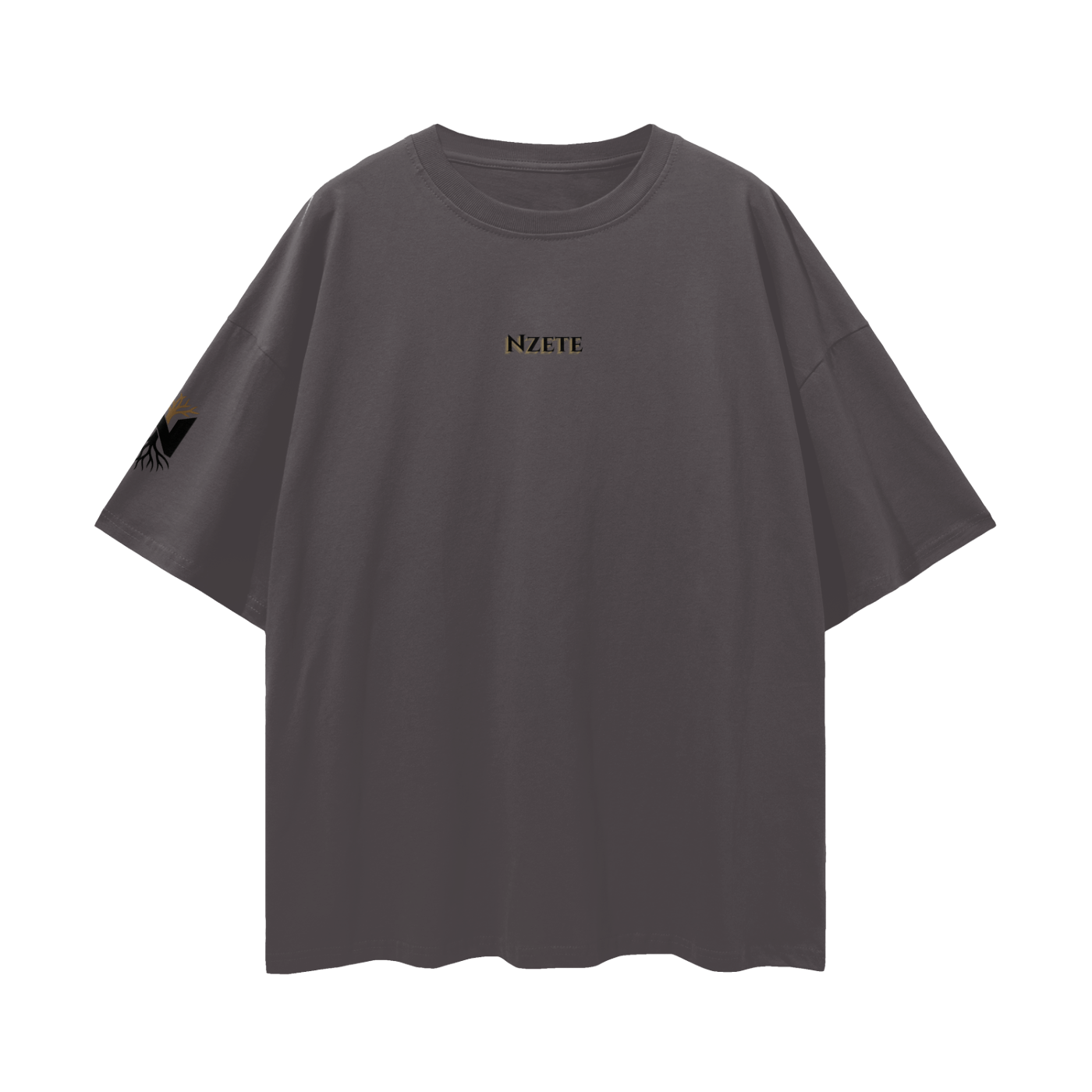 NZETE Streetwear Loose Drop Shoulder T-Shirt | Unisex 100% Cotton