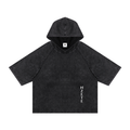 Snow Washed Hooded Boxy T-Shirt