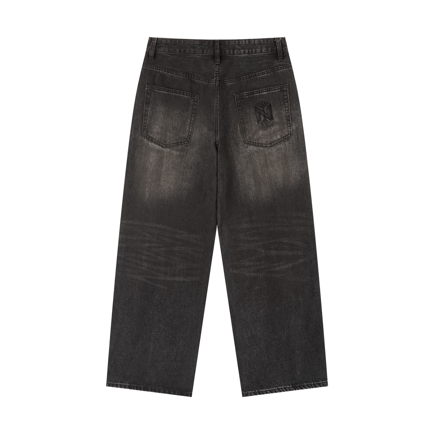 Vintage Wash Heavyweight Denim Jeans