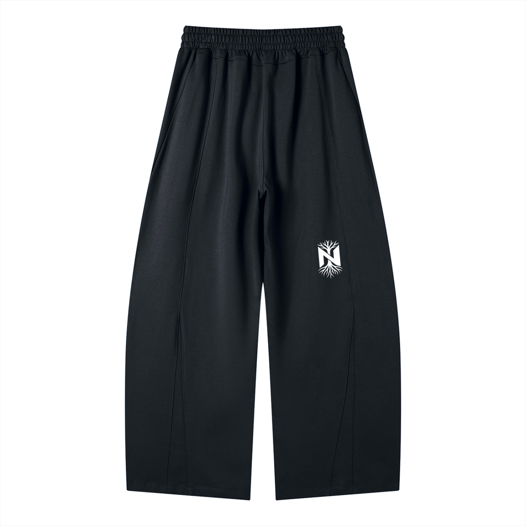 Heavyweight Wide Leg Panel Sweatpants