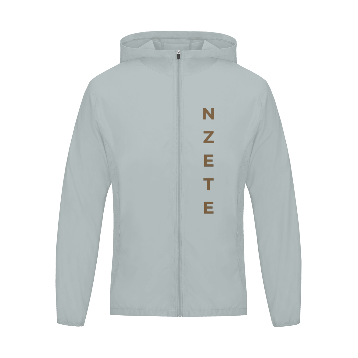 NZETE Soft Hooded Sports Jacket | Lightweight Polyester Zip-Up