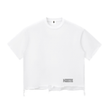 Snow Wash Raw-Hem Boxy T-shirt