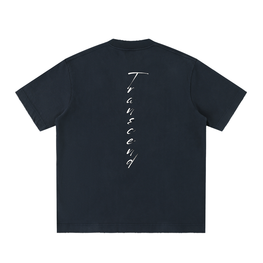 Heavyweight Vintage Washed Frayed T-Shirt