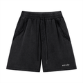 Unisex Vintage Wash Raw Edge Shorts