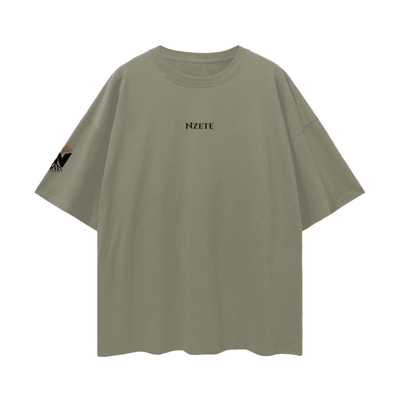 NZETE Streetwear Loose Drop Shoulder T-Shirt | Unisex 100% Cotton