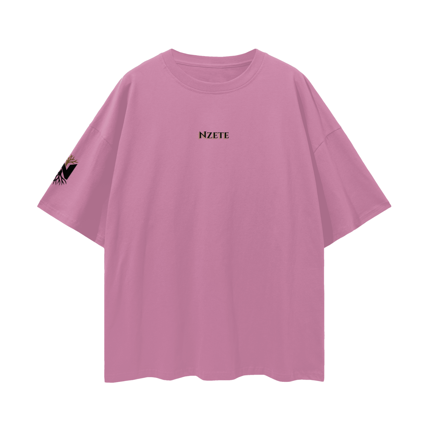 NZETE Streetwear Loose Drop Shoulder T-Shirt | Unisex 100% Cotton