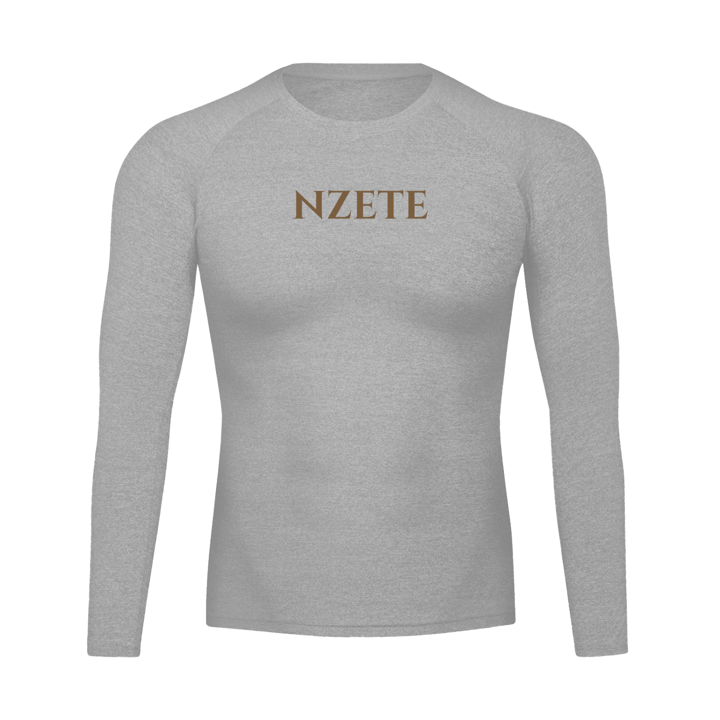 NZETE Men's Performance Long Sleeve T-Shirt | Skinny Athletic Fit