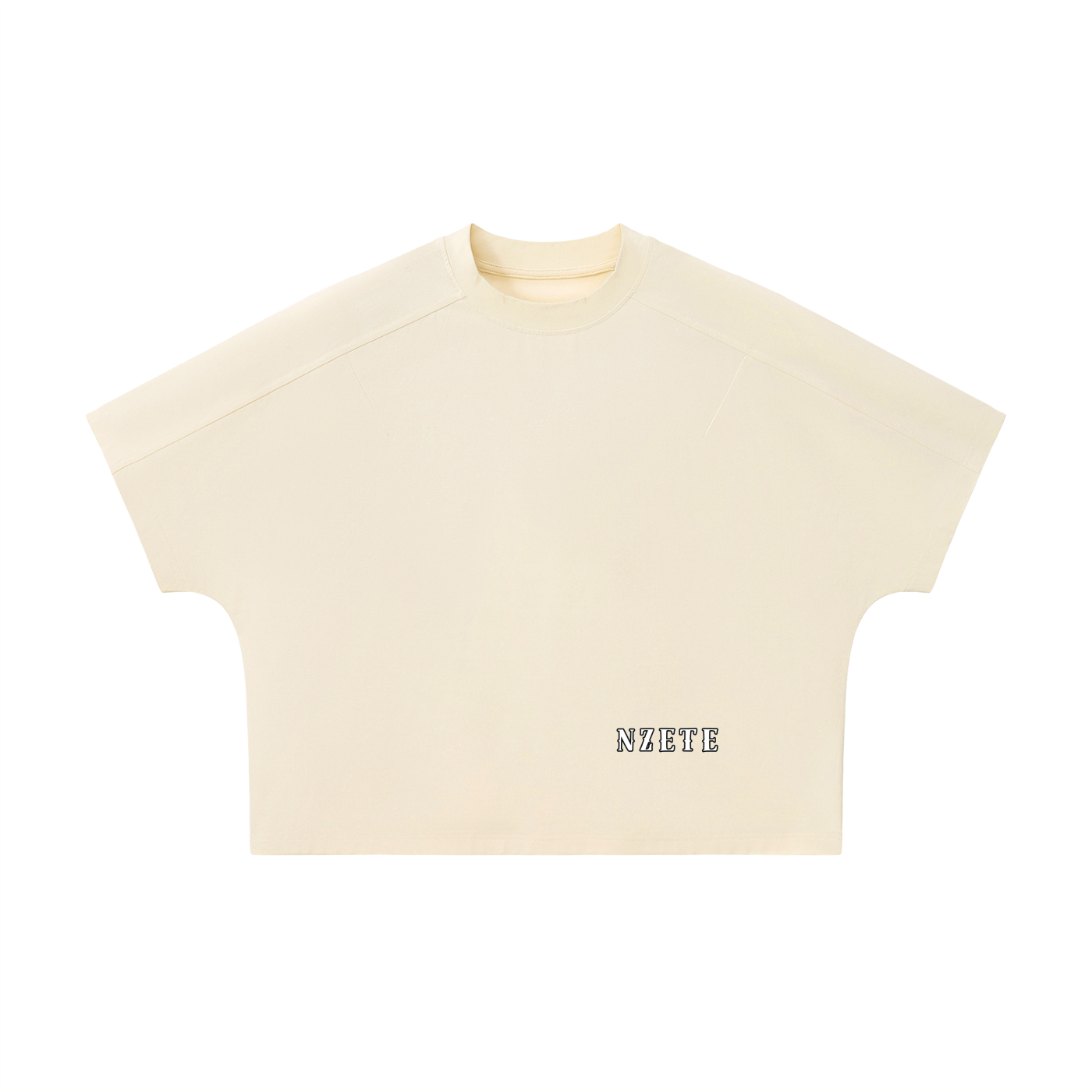 Unisex Boxy Tonal Paneling T-Shirt