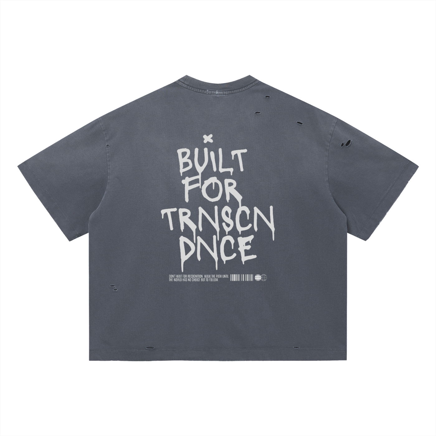 Vintage Washed Distressed Boxy Oversized T-Shirt