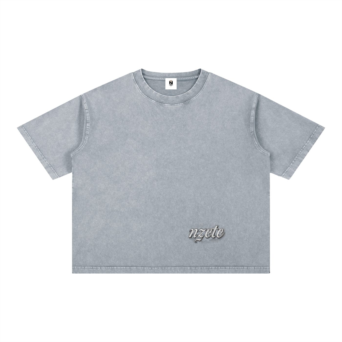 Mineral Wash Boxy Cotton T-Shirt