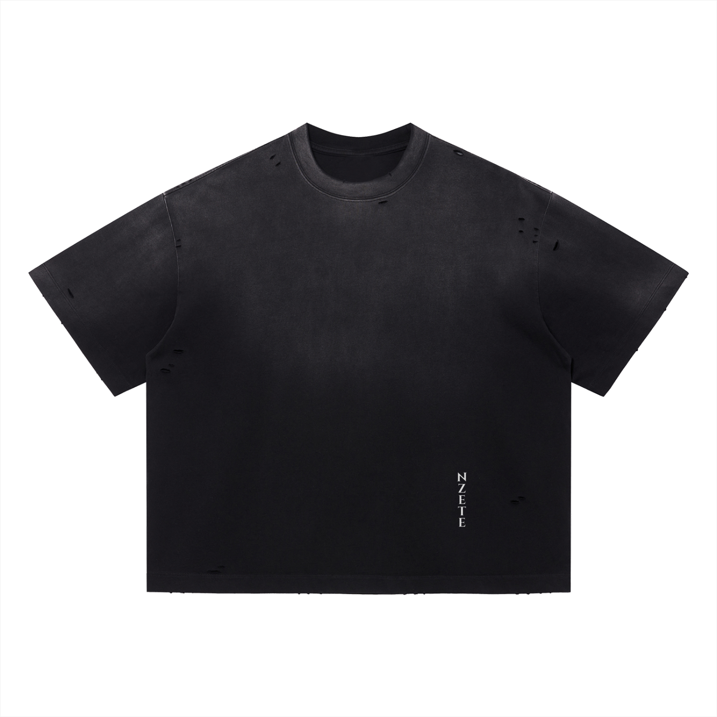 Vintage Washed Distressed Boxy Oversized T-Shirt