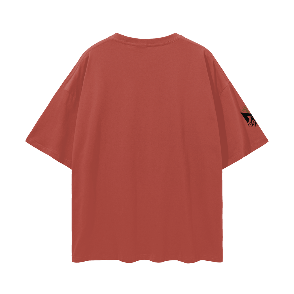 NZETE Streetwear Loose Drop Shoulder T-Shirt | Unisex 100% Cotton