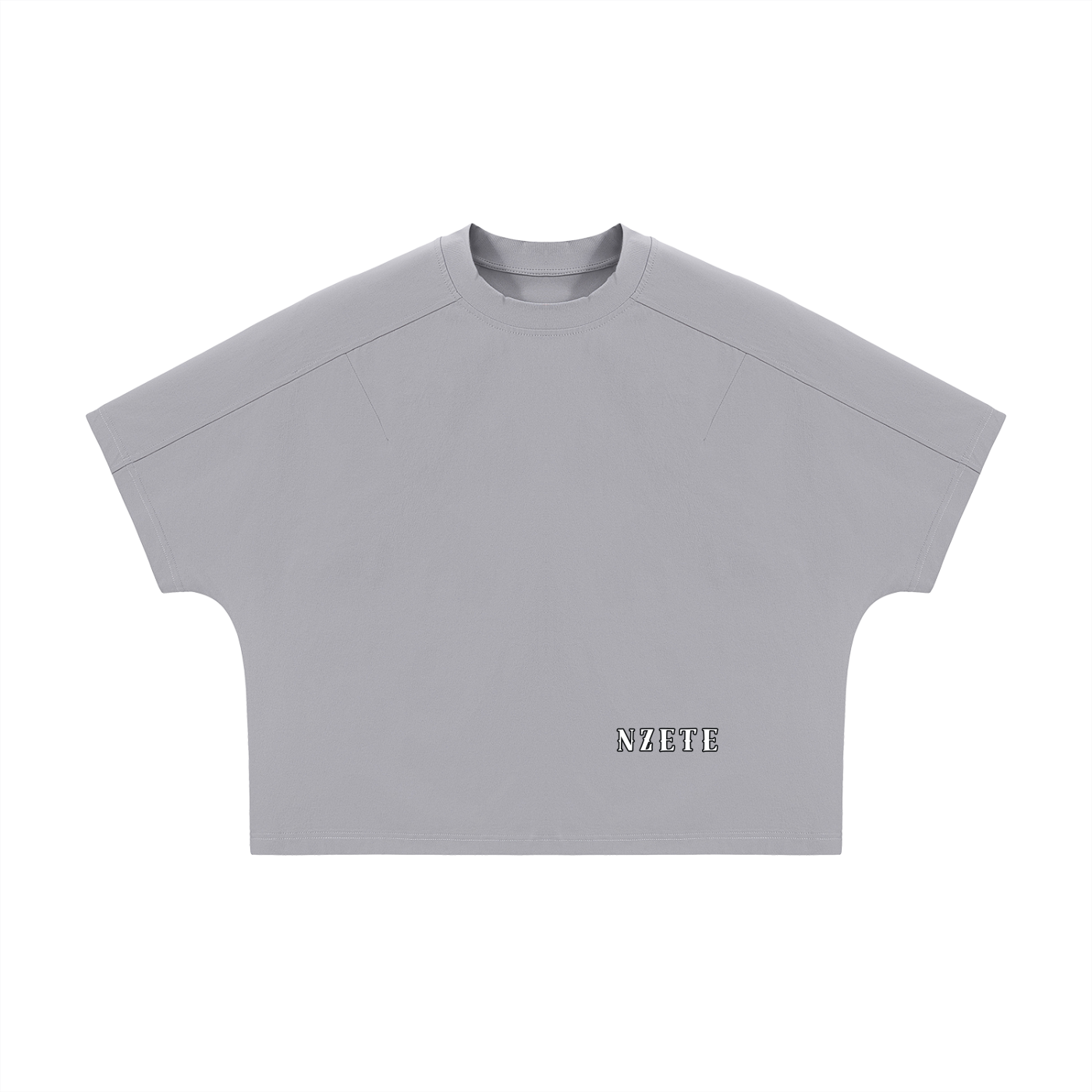 Unisex Boxy Tonal Paneling T-Shirt