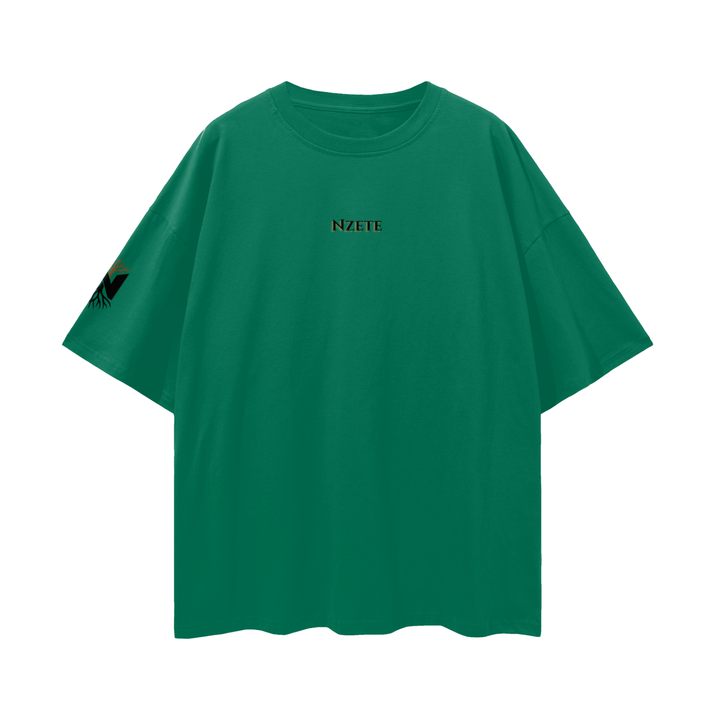 NZETE Streetwear Loose Drop Shoulder T-Shirt | Unisex 100% Cotton