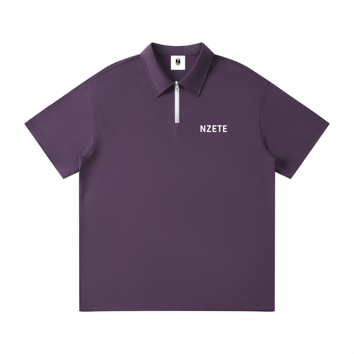 Unisex Quarter-Zip Polo Shirt