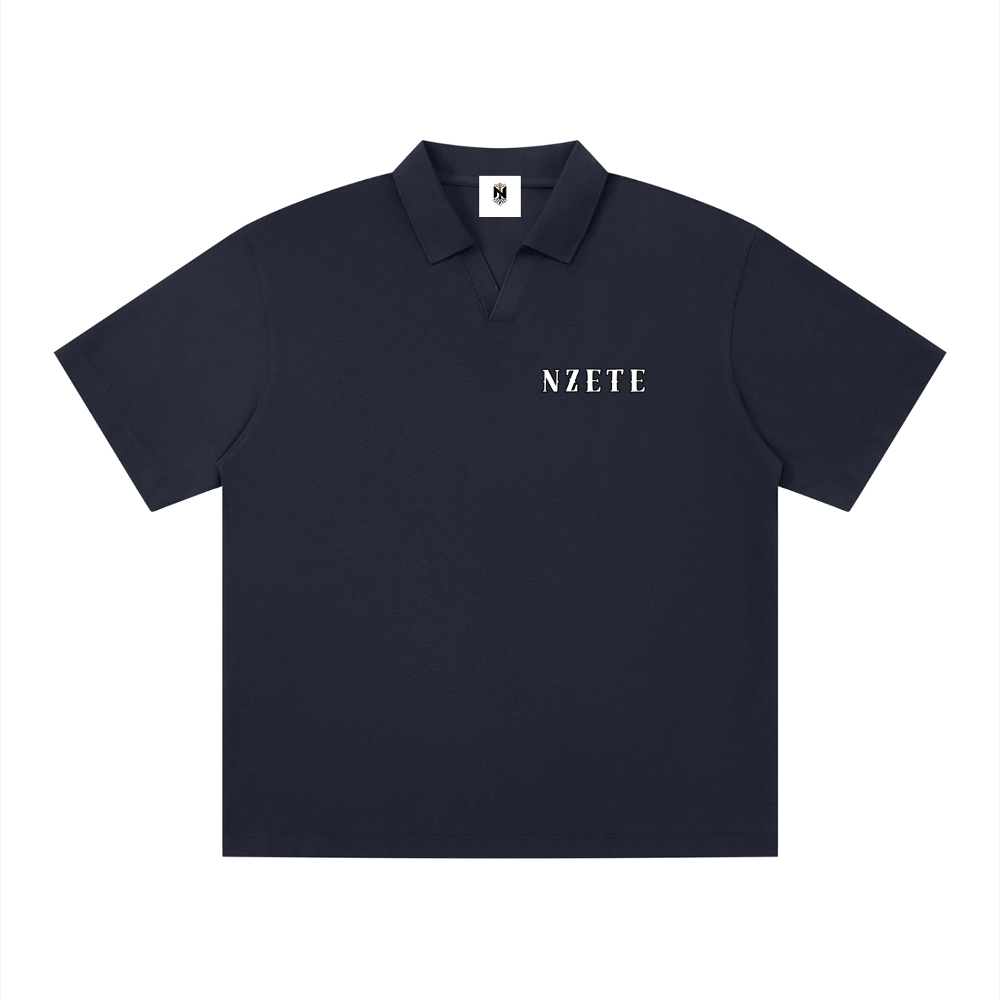 Men's Drop Shoulder Polo Shirt