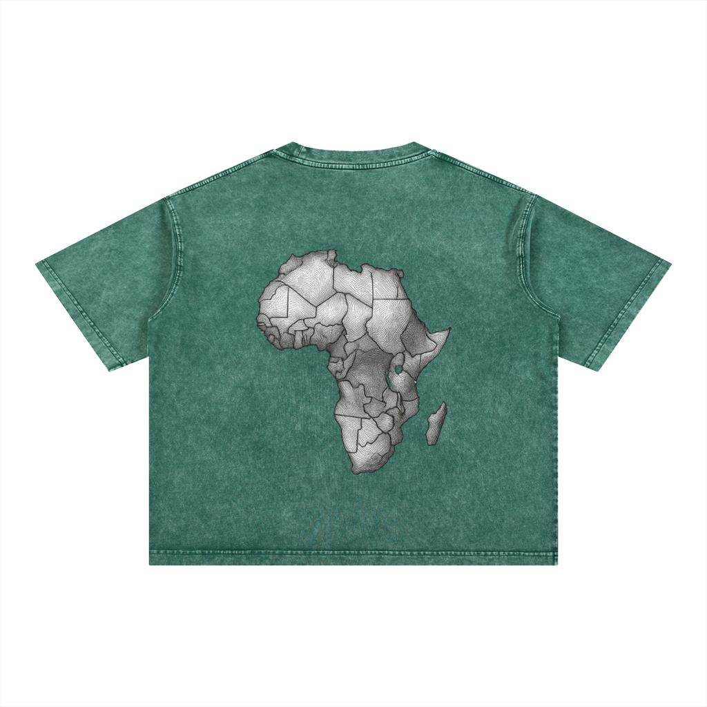 Mineral Wash Boxy Cotton T-Shirt