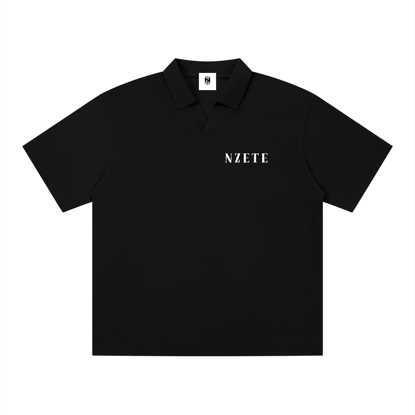 Men's Drop Shoulder Polo Shirt