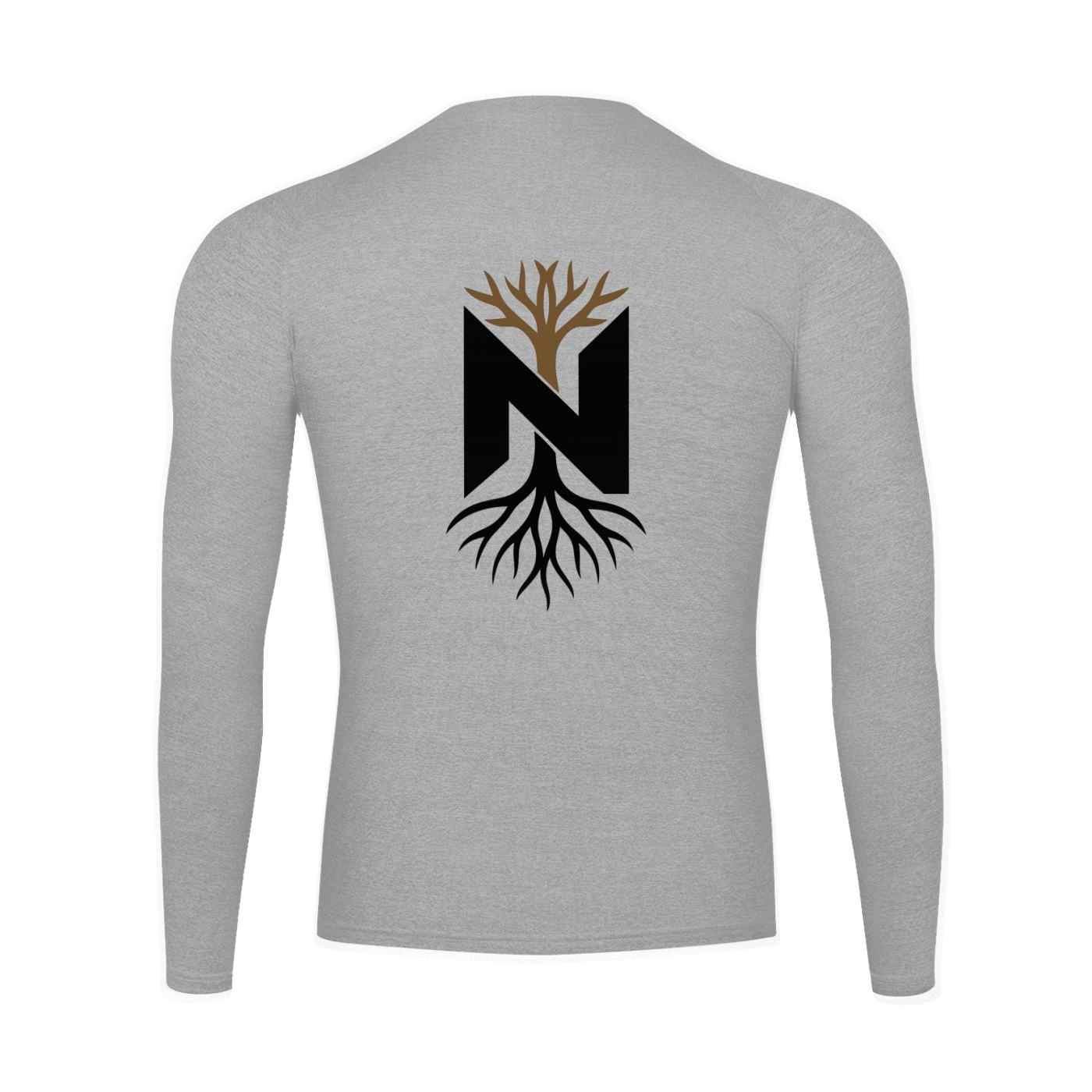 NZETE Men's Performance Long Sleeve T-Shirt | Skinny Athletic Fit