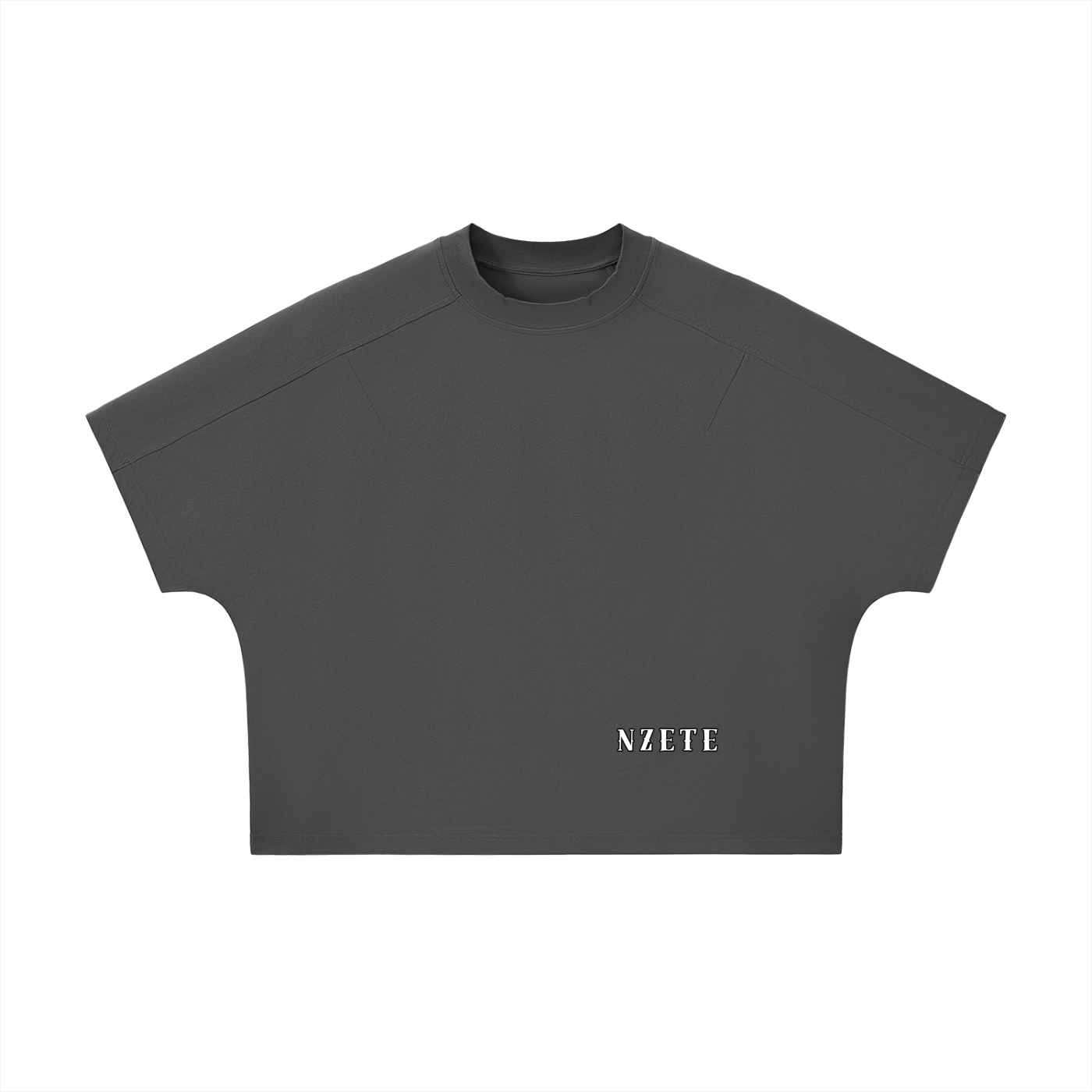 Unisex Boxy Tonal Paneling T-Shirt
