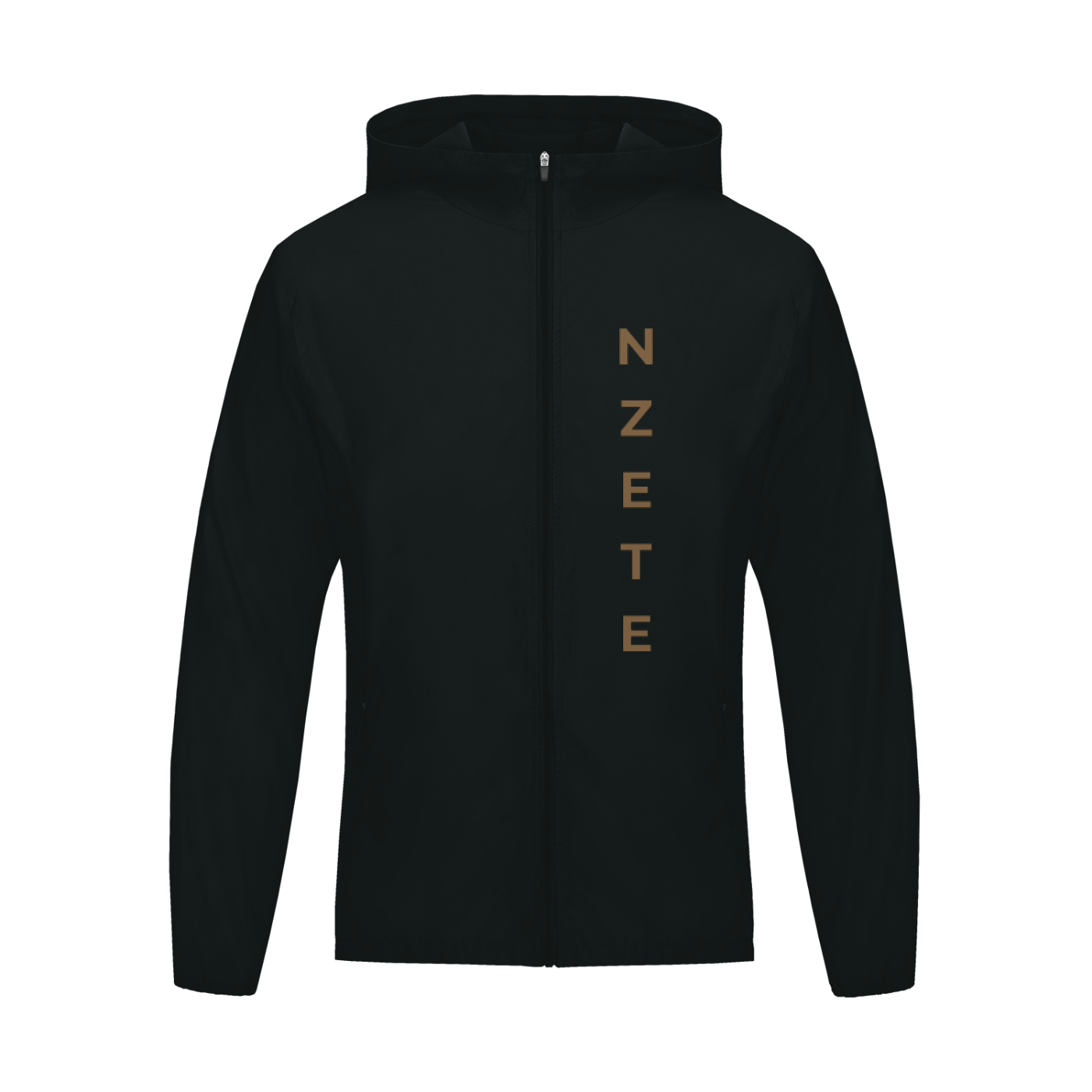 NZETE Soft Hooded Sports Jacket | Lightweight Polyester Zip-Up