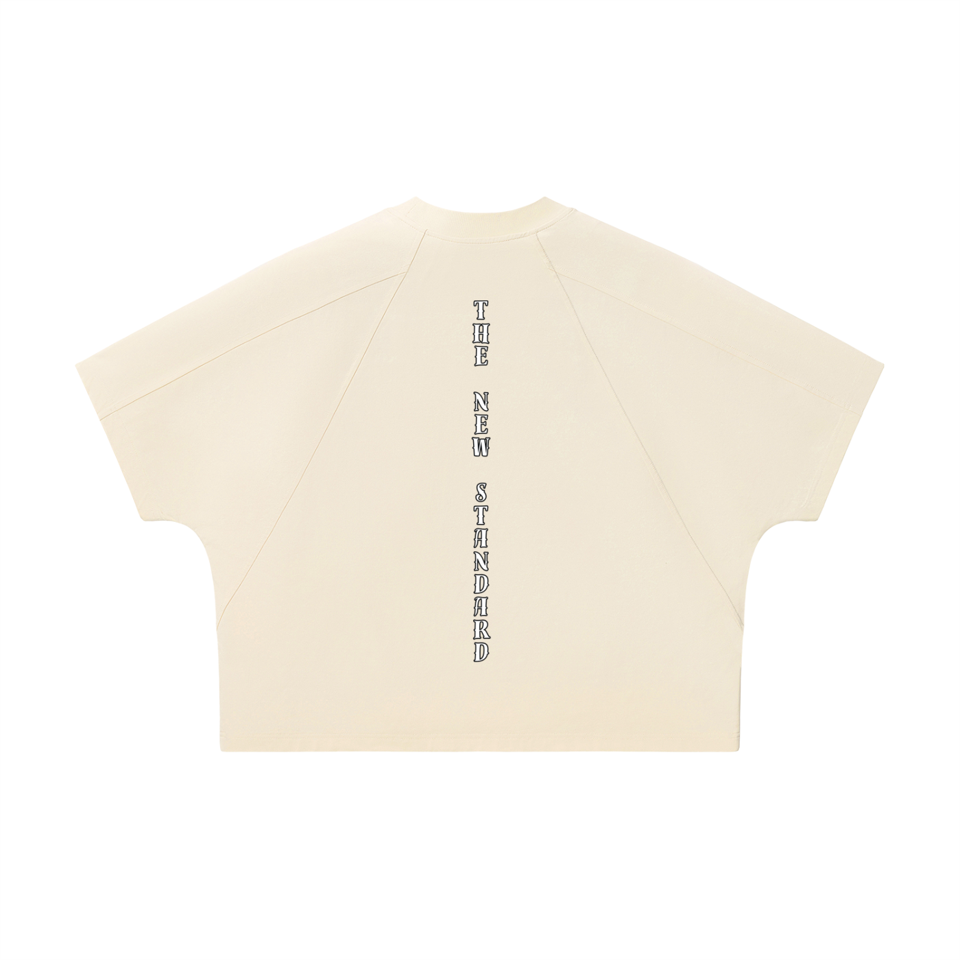 Unisex Boxy Tonal Paneling T-Shirt