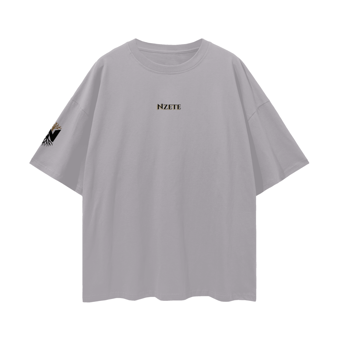 NZETE Streetwear Loose Drop Shoulder T-Shirt | Unisex 100% Cotton