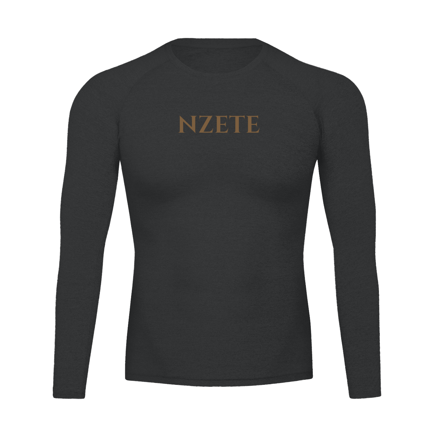 NZETE Men's Performance Long Sleeve T-Shirt | Skinny Athletic Fit