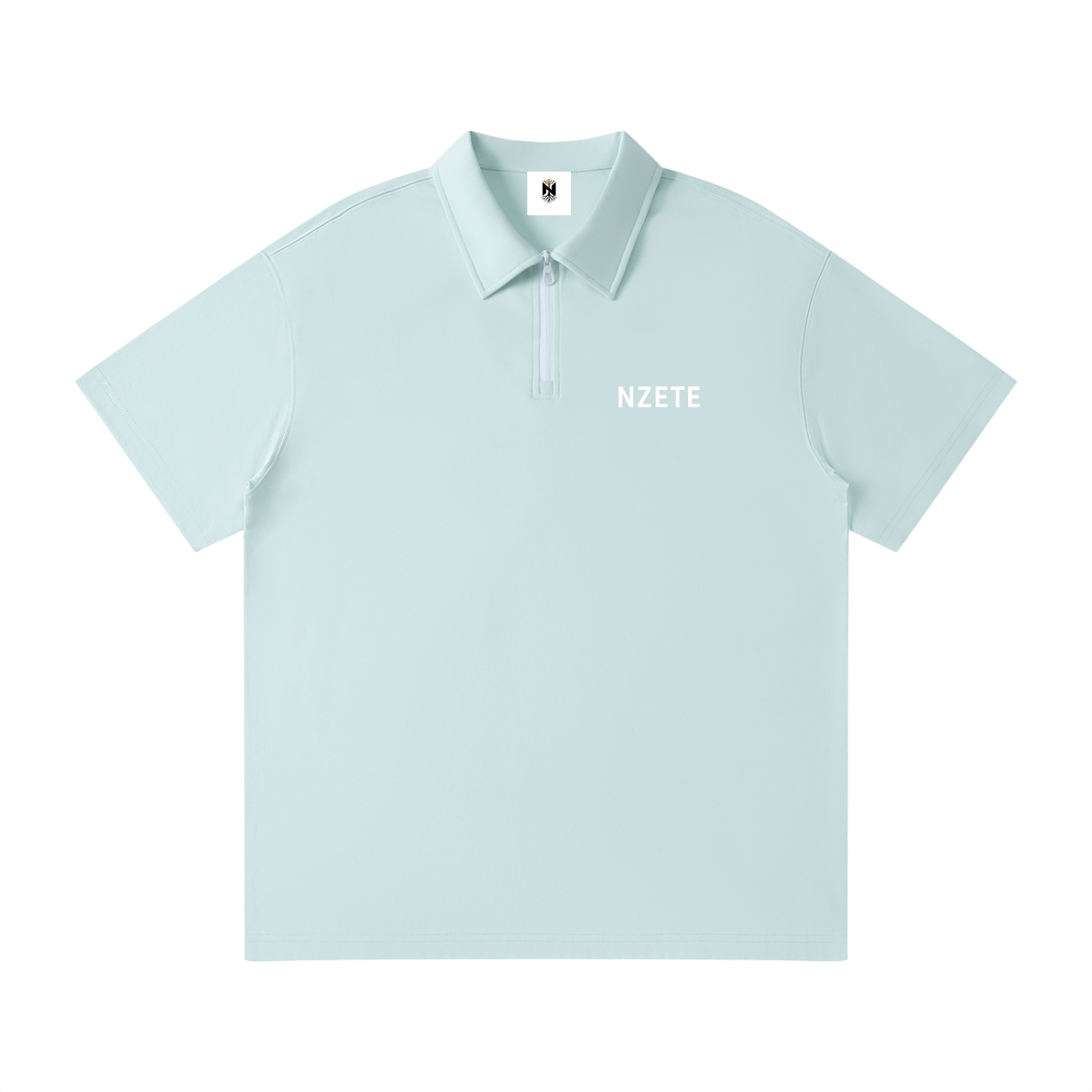 Unisex Quarter-Zip Polo Shirt