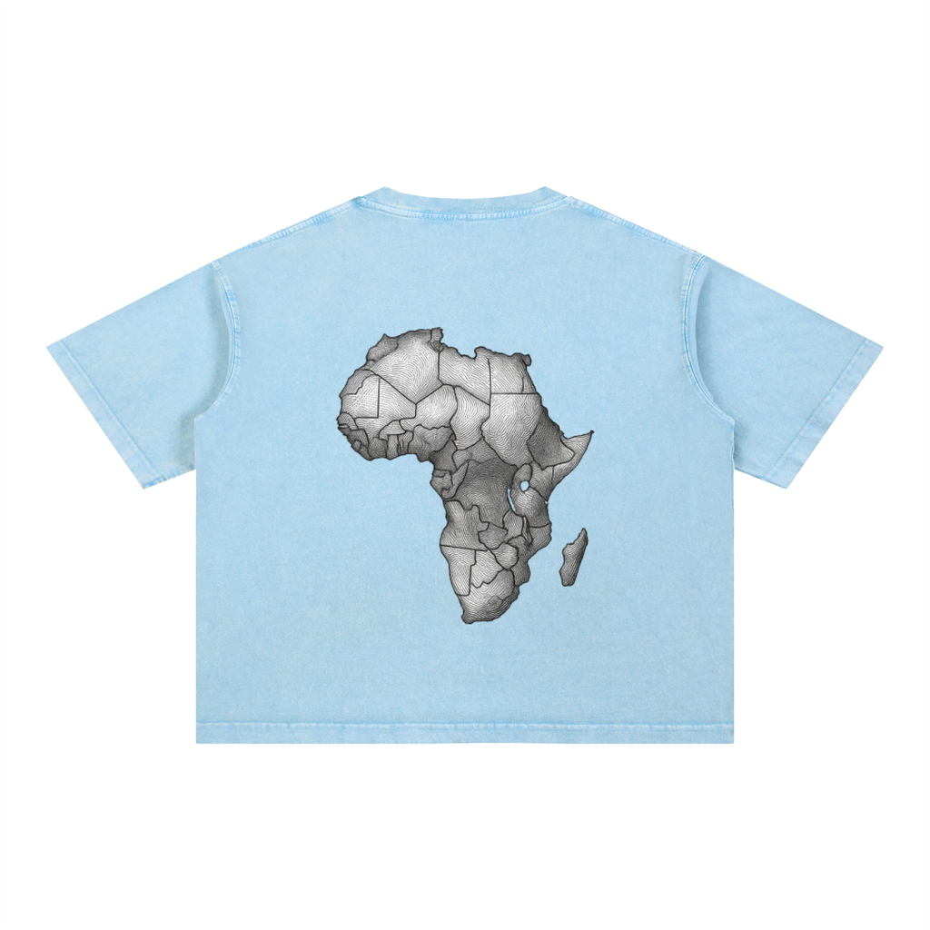 Mineral Wash Boxy Cotton T-Shirt