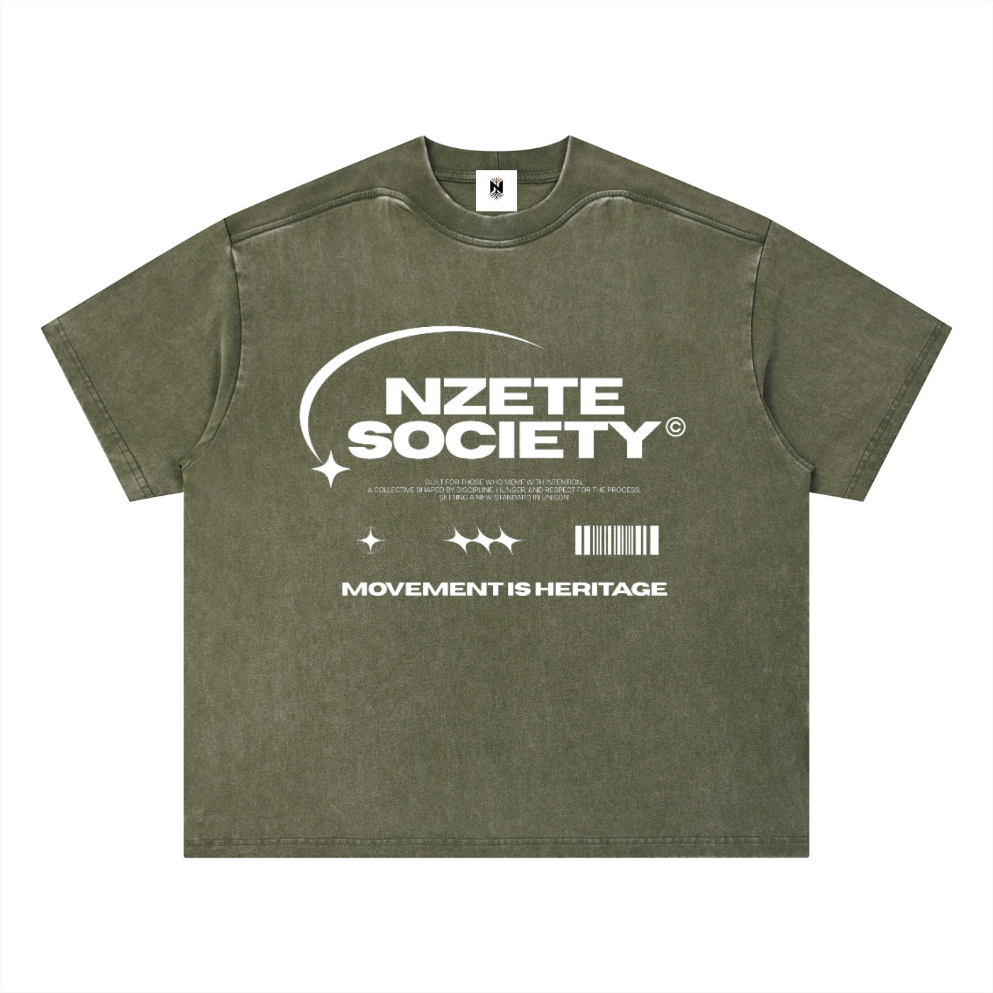 Unisex Vintage Wash Boxy T-Shirt