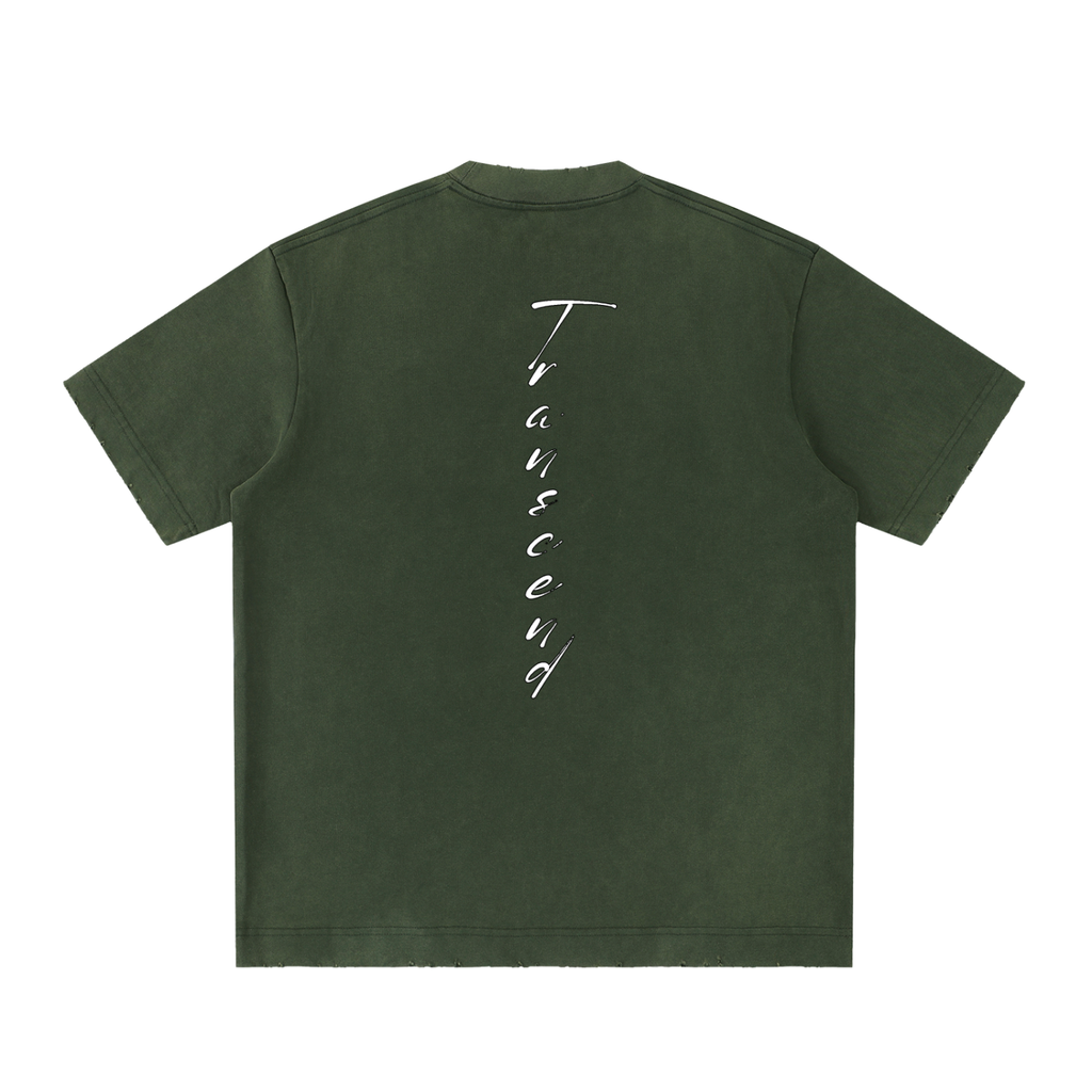 Heavyweight Vintage Washed Frayed T-Shirt