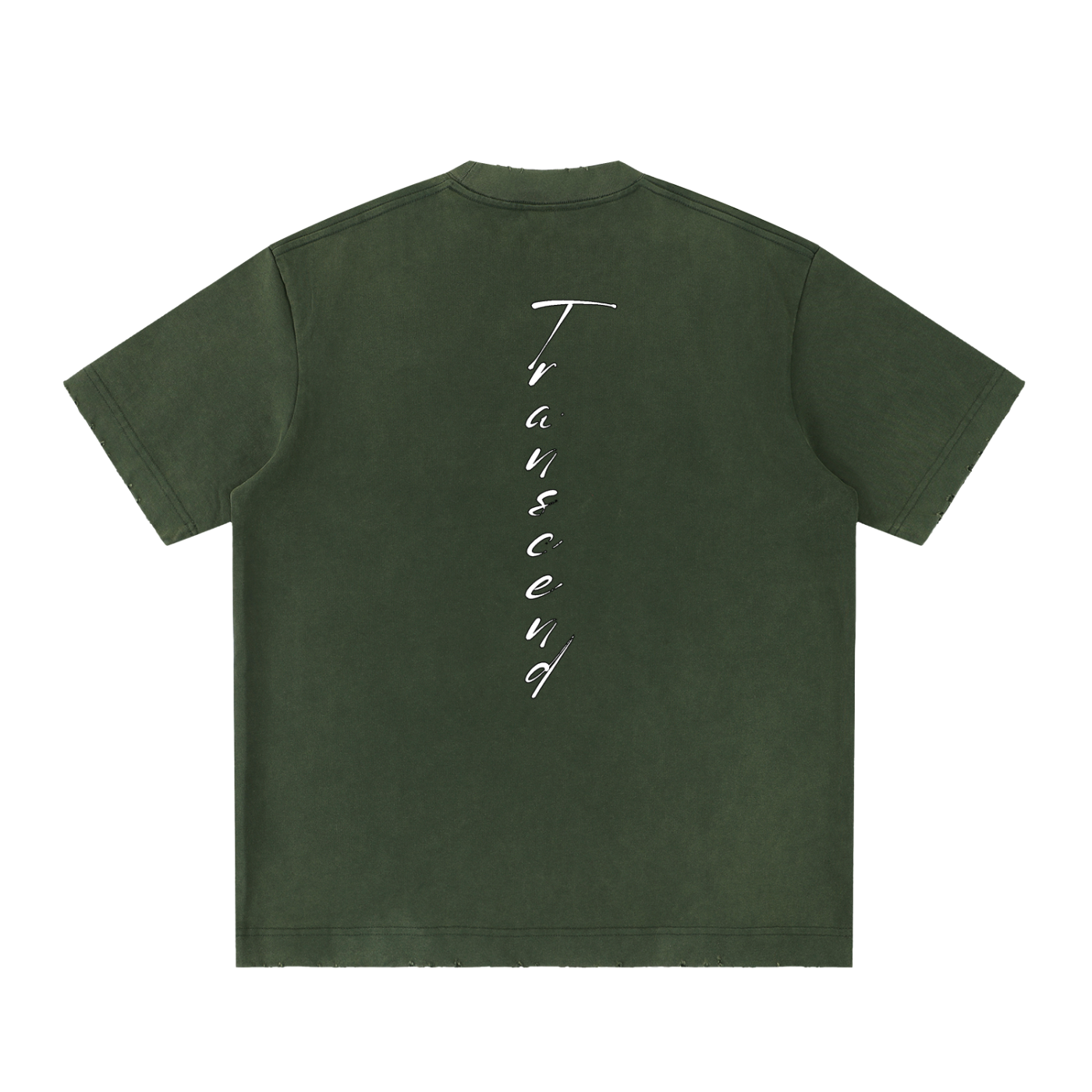 Heavyweight Vintage Washed Frayed T-Shirt