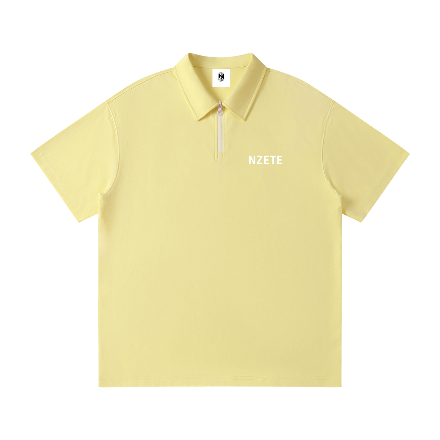 Unisex Quarter-Zip Polo Shirt