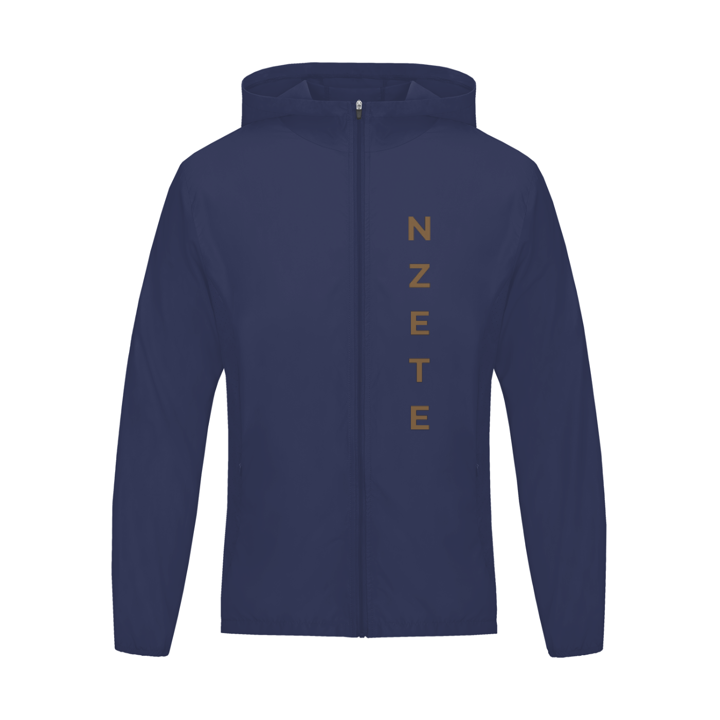 NZETE Soft Hooded Sports Jacket | Lightweight Polyester Zip-Up